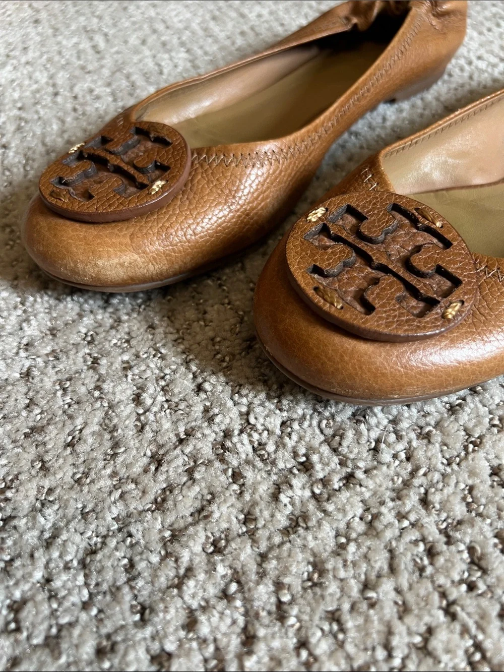 Tory Burch Reva ballet flats 9.5 tan